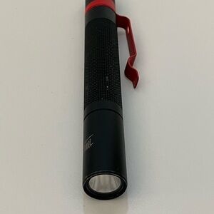 Black and Red Flashlight